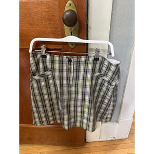 Cutter & Buck Women's Plaid Performance Golf Skort Size 6